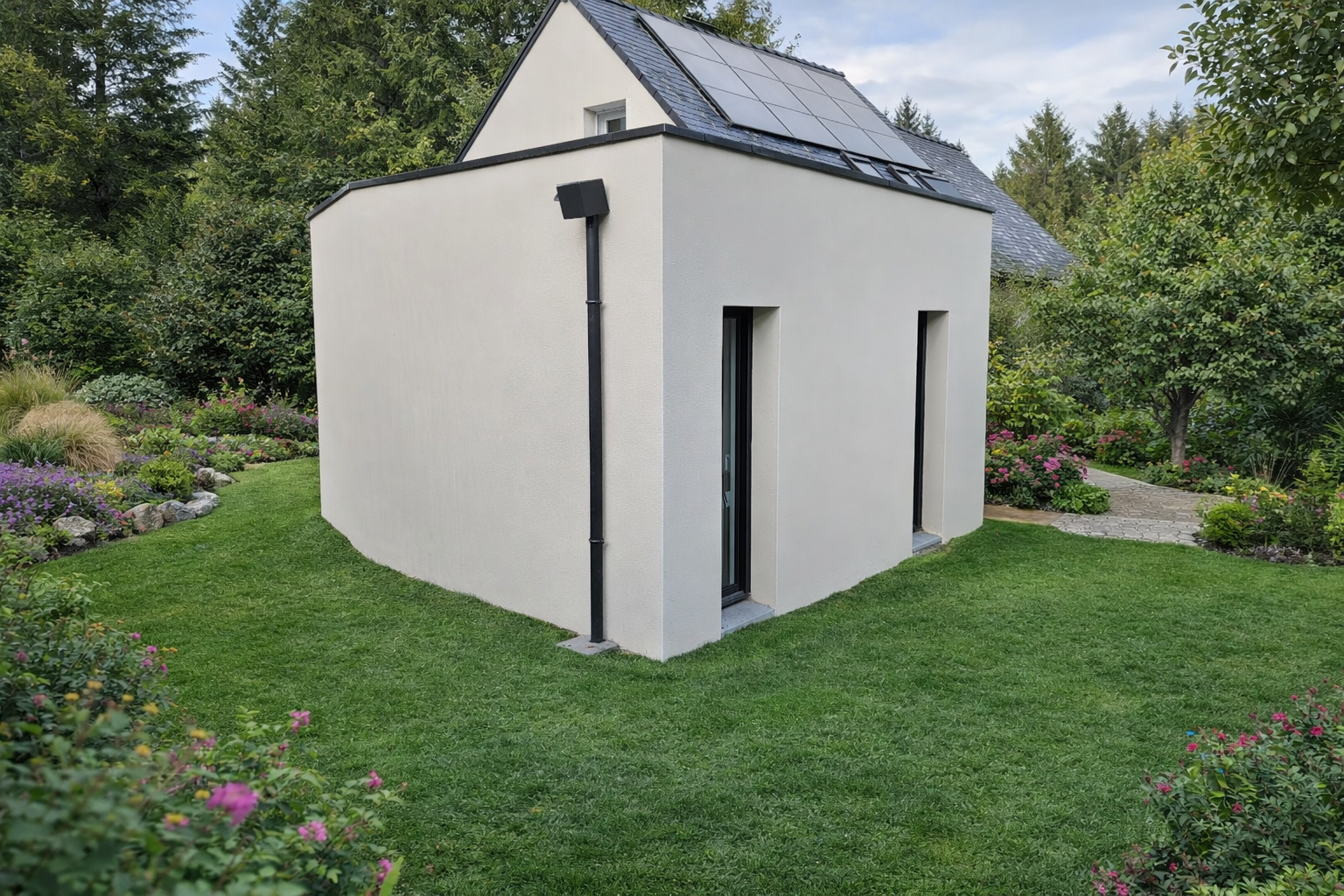 Extension ossature bois 35&nbsp;m&sup2;, Cesson-S&eacute;vign&eacute; (35) &mdash; livr&eacute; en 2024 par &Eacute;l&eacute;va Extension